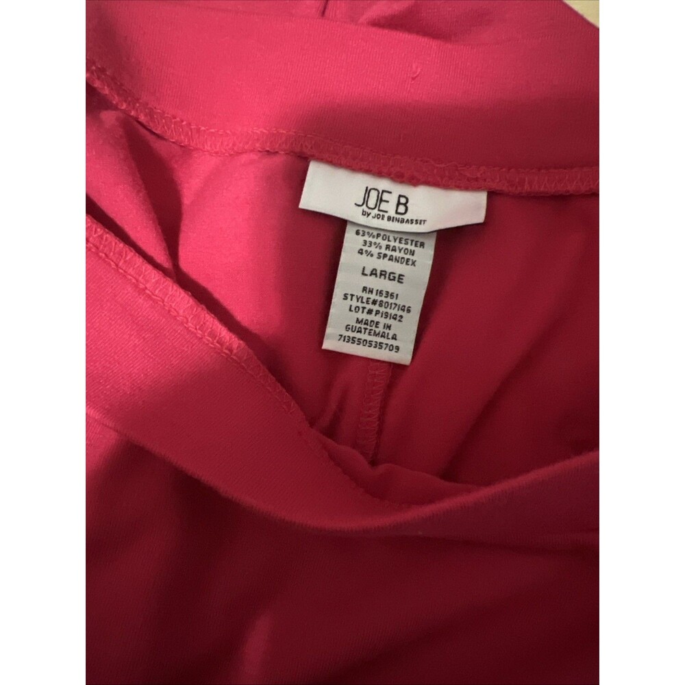 Joe B by Joe Benbasset Women Pink Casual Skirt High Low L - Picture 4 of 4
